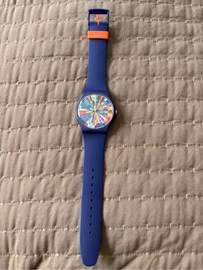 Swatch watch. Color explosive Silicone Strap Watch